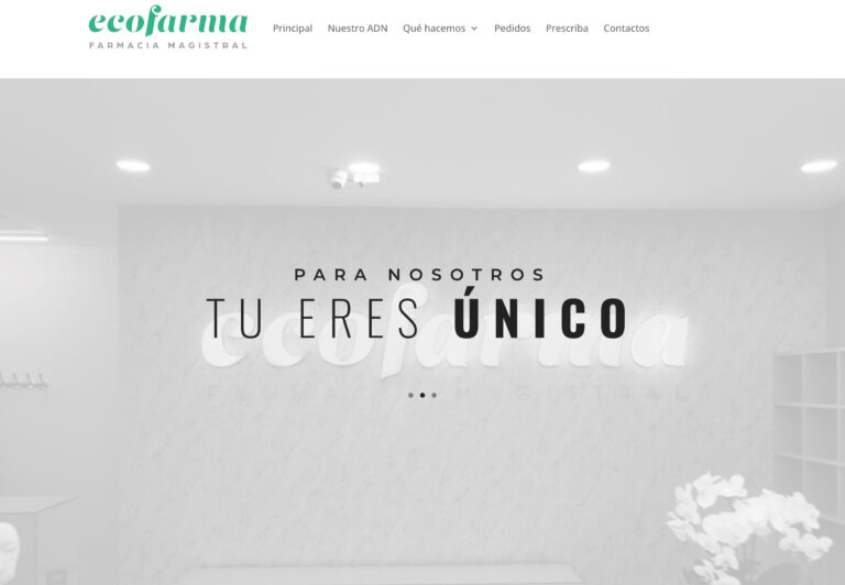 Sitio web de ECOFARMA